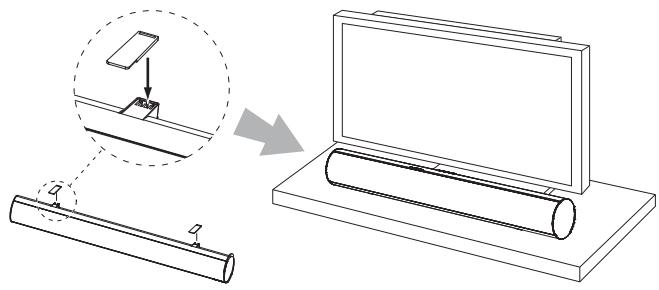 HARMAN KARDON BDS 5 - Emplacement des enceintes avant gauche et avant droite - 1