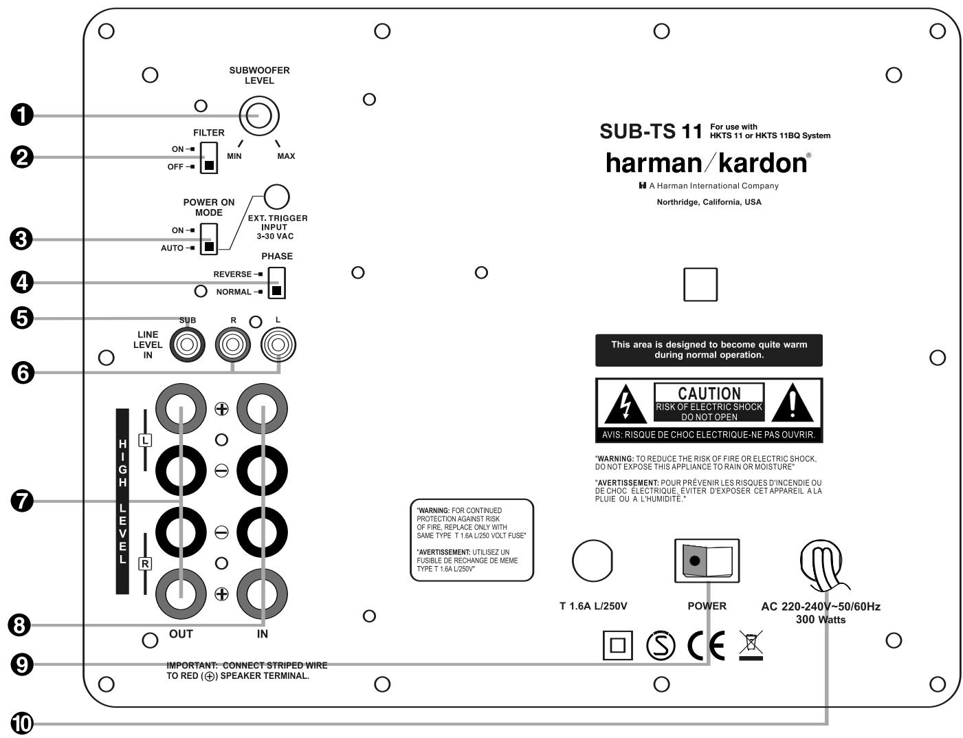 HARMAN KARDON HKTS 11 - Enceintes et accessoires inclus - 14