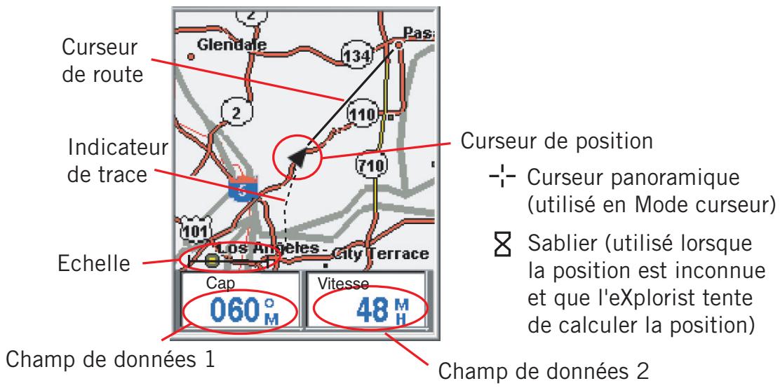 MAGELLAN EXPLORIST 600 - Écran Carte - 1