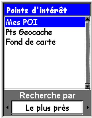 MAGELLAN EXPLORIST 600 - Rechercher un POI enregistré par l'utilisateur - 1