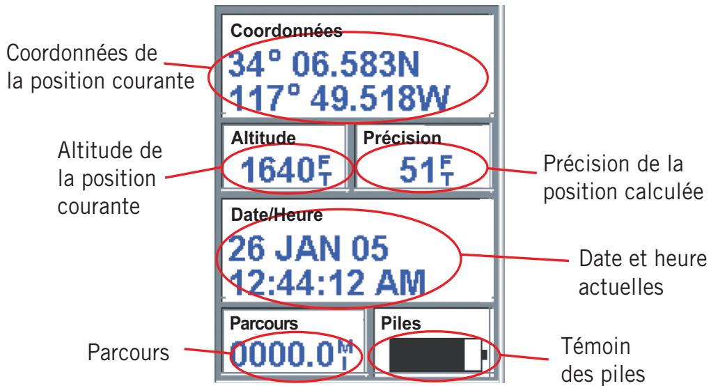MAGELLAN EXPLORIST 600 - Écran Position - 1
