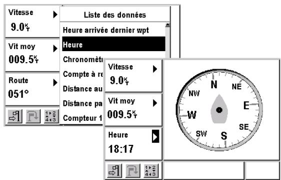 MAGELLAN FX324 - Choisir les informations affichées dans une fenêtre paramétrable - 2