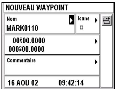 MAGELLAN FX324 - Créer un waypoint - 1