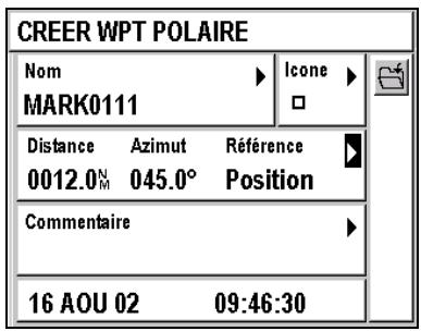 MAGELLAN FX324 - Enregistrer un waypoint avec le curseur - 2