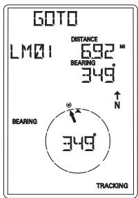 MAGELLAN GPS 310 SATELLITE NAVIGATOR - Pour créer un itinéraire GOTO - 1