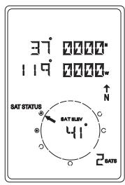 MAGELLAN GPS 310 SATELLITE NAVIGATOR - Pour calculer une position - 4