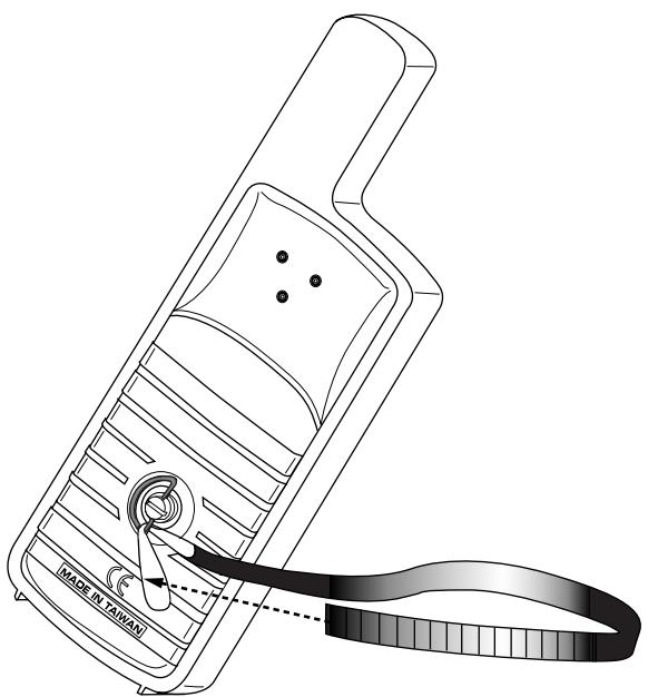 MAGELLAN GPS 310 SATELLITE NAVIGATOR - Comment attacher la courroie - 1