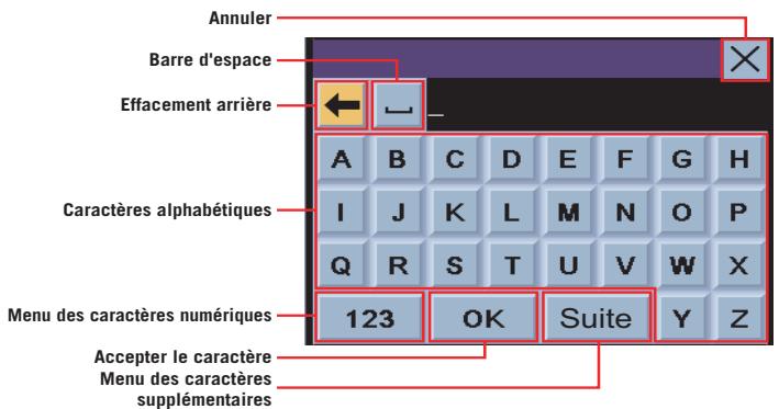 MAGELLAN MRM 360 - Entrer des caractères textuels - 1