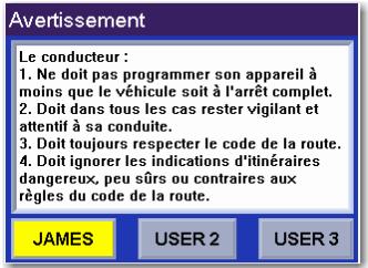 MAGELLAN MRM 360 - Options utilisateur - 2