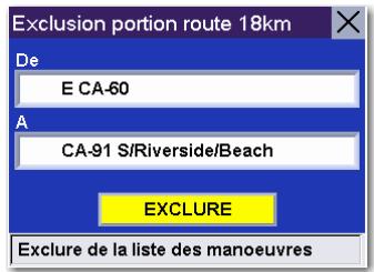 MAGELLAN MRM 360 - Exclure une manœuvre d'un itinéraire calculé - 3