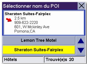 MAGELLAN MRM 360 - Sélectionner des destinations - 1