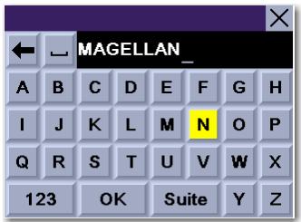 MAGELLAN MRM 360 - Sélectionner des destinations - 5