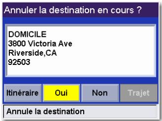 MAGELLAN MRM 360 - Annuler un itinéraire calculé - 2