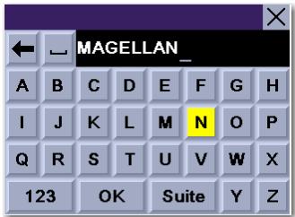 MAGELLAN MRM 360 - Sélectionner des destinations - 1