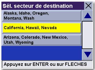 MAGELLAN MRM 360 - Sélectionner une destination avec l'option "Intersection - 2