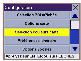 MAGELLAN MRM 700EMEA - Selectionner les couleurs de la carte - 2