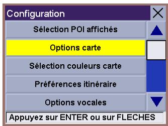 MAGELLAN MRM 700EMEA - Configurer les options de la carte - 2