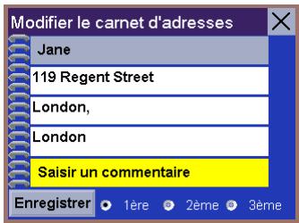 MAGELLAN MRM 700EMEA - Enregistrer une nouvelle adresse dans votre Carnet d'adresses et l'enregistrer comme destination - 6