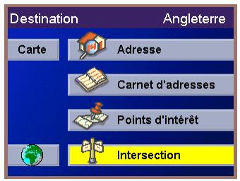 MAGELLAN MRM 700EMEA - Sélectionner une intersection comme destination - 1