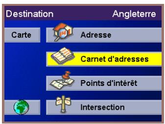 MAGELLAN MRM 700EMEA - Sélectionner une destination à partir d'une destination précédente - 1