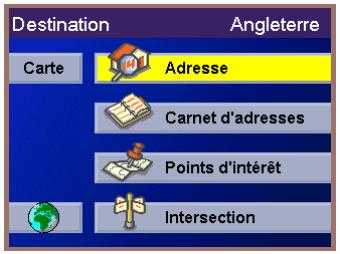 MAGELLAN MRM 700EMEA - Sélectionner une destination - Recherche dans les villes précédentes - 1