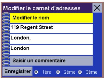 MAGELLAN MRM 700EMEA - Enregistrer une nouvelle adresse dans votre Carnet d'adresses et l'enregistrer comme destination - 4