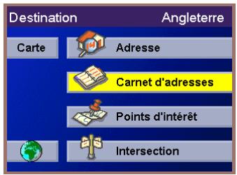 MAGELLAN MRM 700EMEA - Enregistrer une nouvelle adresse dans votre Carnet d'adresses et l'enregistrer comme destination - 1