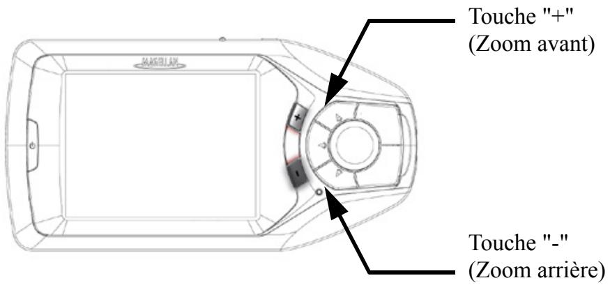 MAGELLAN MRM 700EMEA - Modifier les niveaux de zoom de la carte - 1