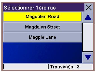 MAGELLAN MRM 700EMEA - Sélectionner une intersection comme destination - 3