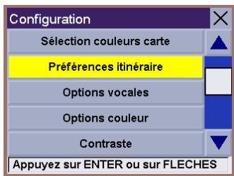 MAGELLAN MRM 700EMEA - Sélectionner vos préférences d'itinétaire - 2