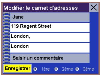 MAGELLAN MRM 700EMEA - Enregistrer une nouvelle adresse dans votre Carnet d'adresses et l'enregistrer comme destination - 8