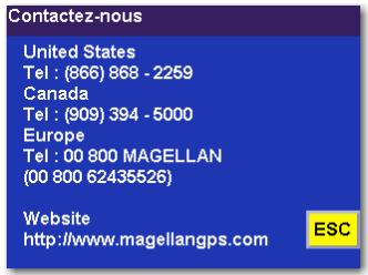 MAGELLAN ROADMATE 3000T - Contactez-nous - 1
