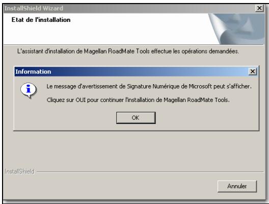 MAGELLAN ROADMATE 3000T - Installer le logiciel - 3