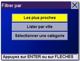 MAGELLAN ROADMATE 3000T - Lister par ville - 2