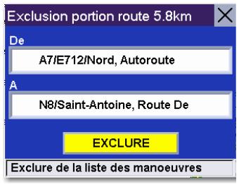 MAGELLAN ROADMATE 3000T - Explorer une manœuvre de l'itinéraire calculé - 2