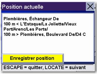 MAGELLAN ROADMATE 3000T - Afficher les informations relatives à votre position actuelle - 2
