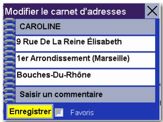 MAGELLAN ROADMATE 3000T - Chapitre 7: sélectionner des destinations - 3