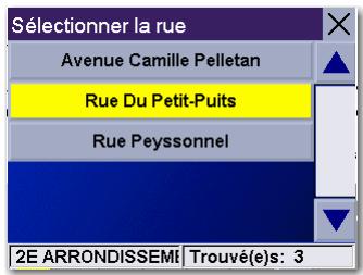 MAGELLAN ROADMATE 3000T - Recherche par ville - 2