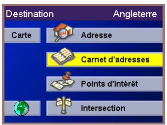 MAGELLAN ROADMATE 700 - Sélectionner une destination à partir d'une destination précédente - 1