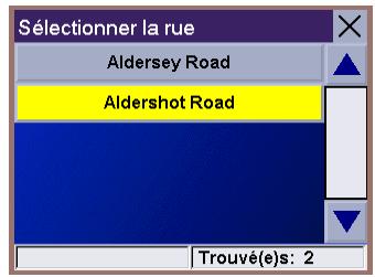 MAGELLAN ROADMATE 700 - Sélectionner une destination à l'aide d'une adresse - Recherche par région - 6