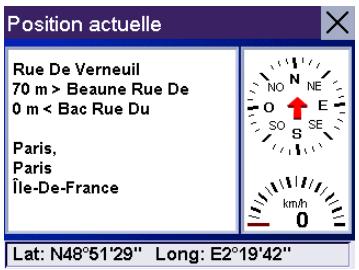 MAGELLAN ROADMATE 700 - Afficher les informations relatives à votre position courante - 1