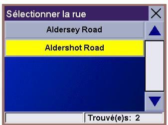 MAGELLAN ROADMATE 700 - Sélectionner une destination - Recherche par code postal - 10
