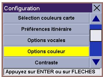 MAGELLAN ROADMATE 700 - Régler les options couleur - 2