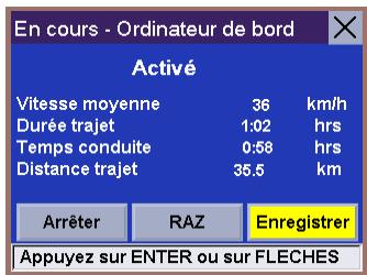 MAGELLAN ROADMATE 700 - Enregistrer le trajet en cours - 1