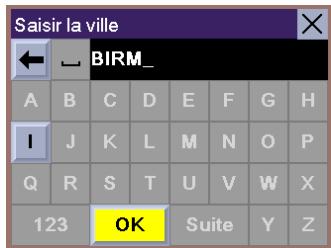 MAGELLAN ROADMATE 700 - Rechercher la catégorie de POI à l'aide de l'option "Lister par ville" - 2