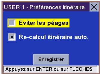 MAGELLAN ROADMATE 700 - Sélectionner vos préférences d'itinétaire - 3