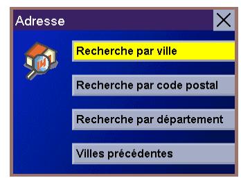MAGELLAN ROADMATE 700 - Enregistrer une nouvelle adresse dans votre Carnet d'adresses et l'enregistrer comme destination - 3