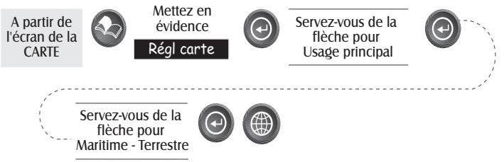 MAGELLAN SPORTRAK - Sélection des rubriques de la Carte - 21