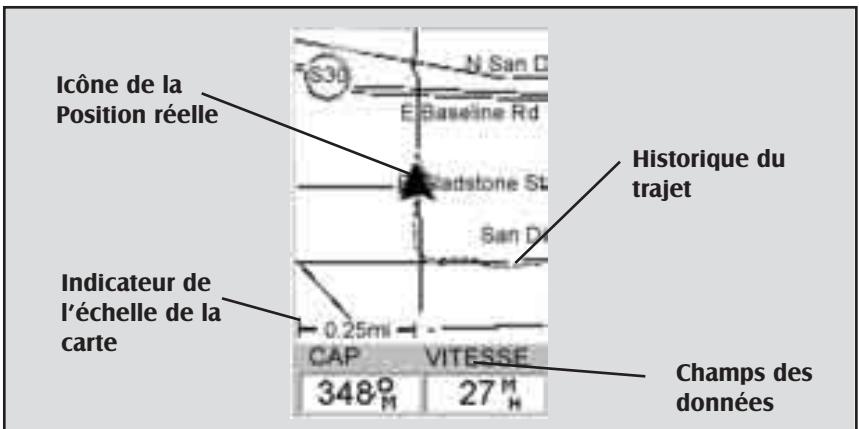 MAGELLAN SPORTRAK - Ecran de la carte - 1