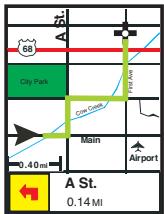 MAGELLAN MAPSEND DIRECTROUTE - Street Route to an Address - 6